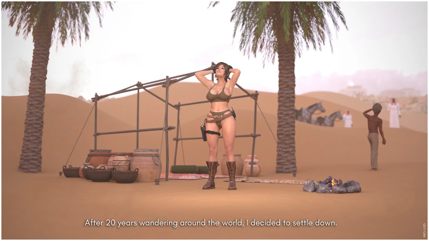 Lara - Tribesman's New Wife porn comic picture 2