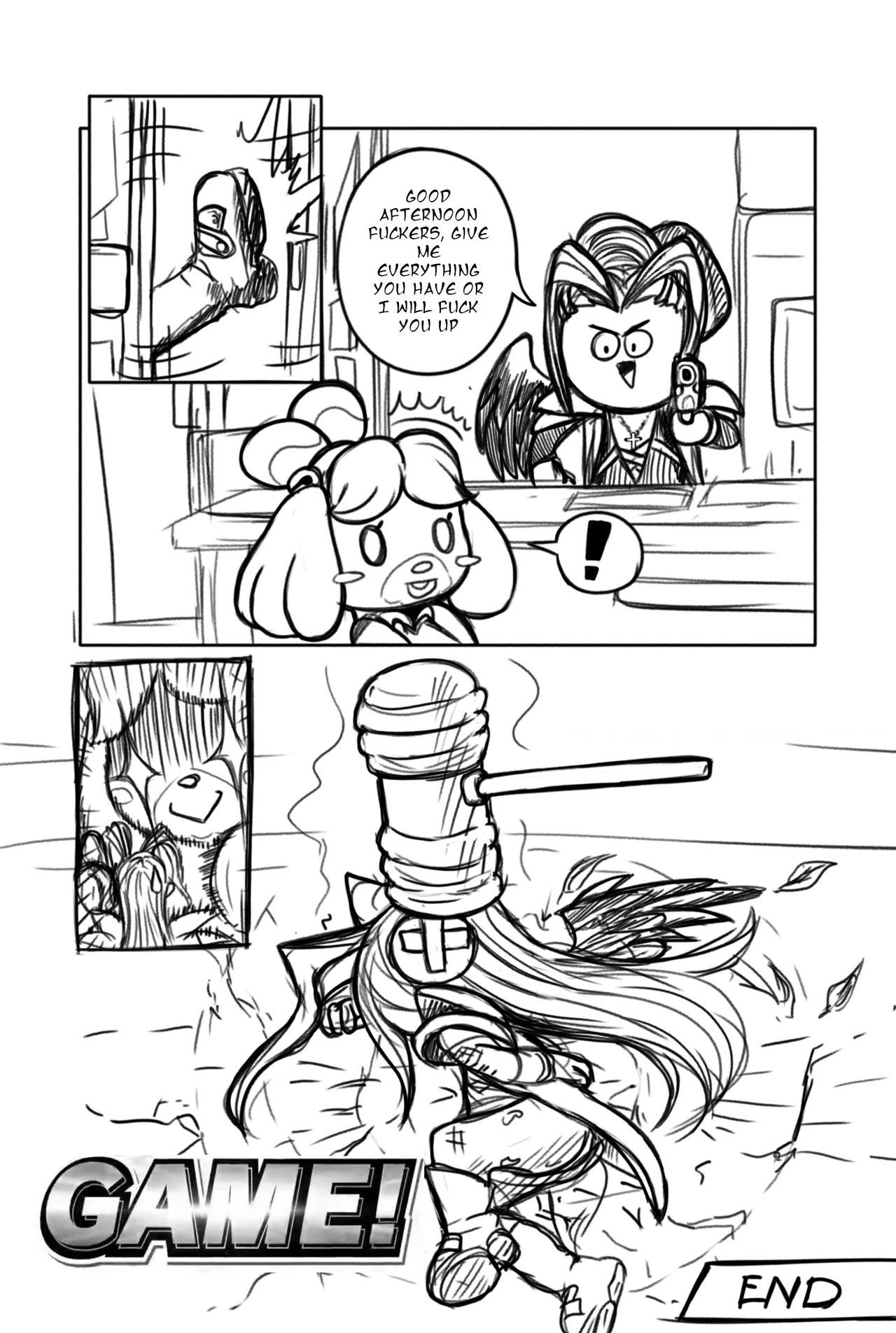 Las Chambeadogas porn comic picture 11