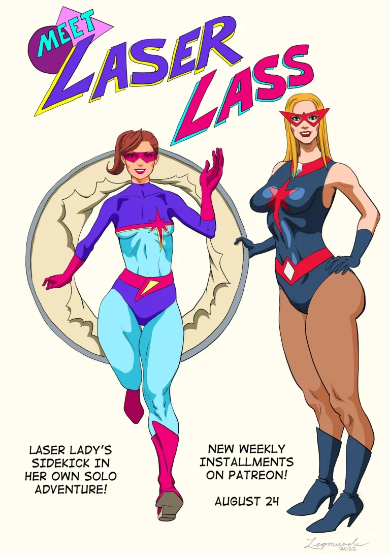Laser Lass porn comic picture 1