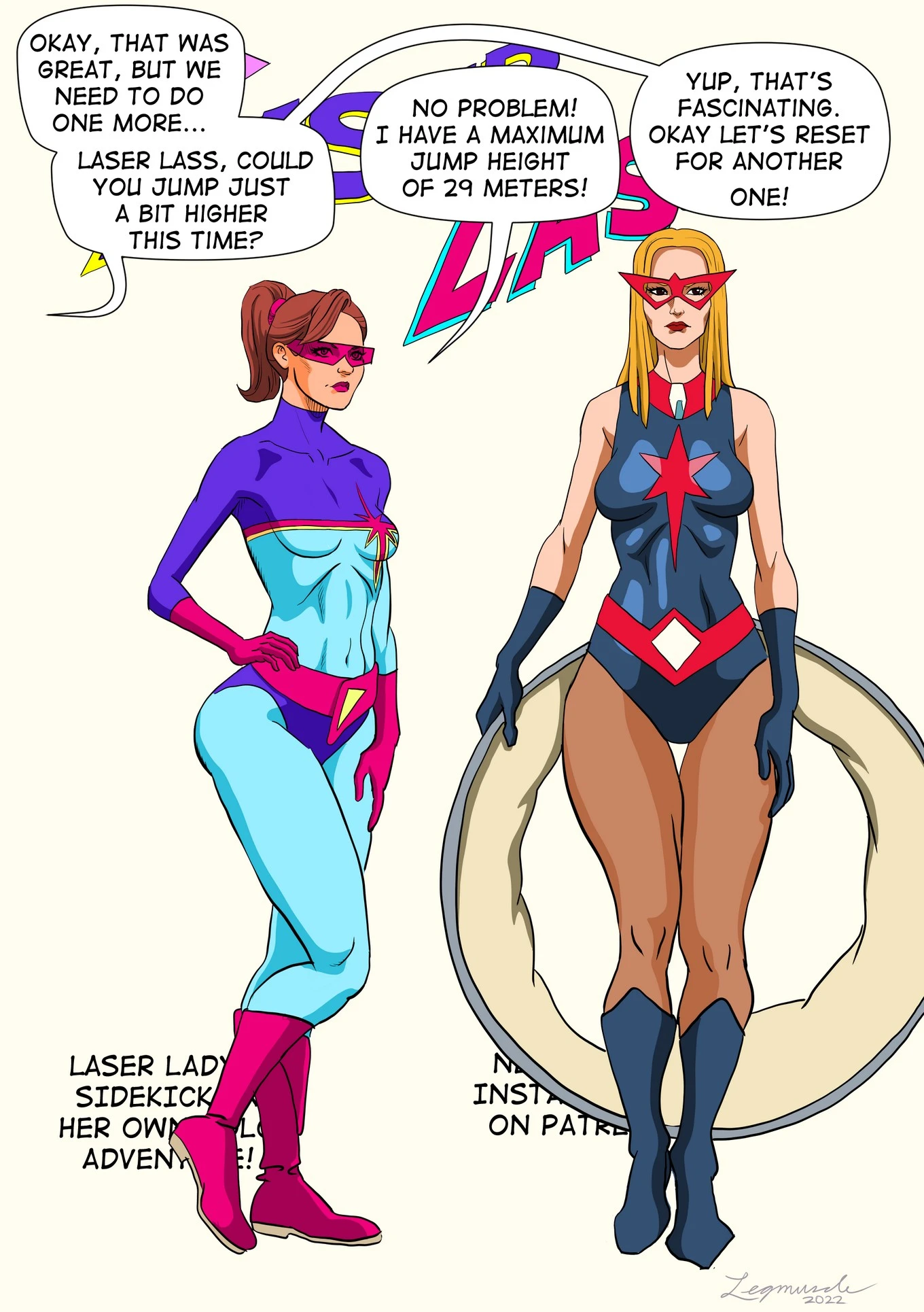 Laser Lass porn comic picture 2