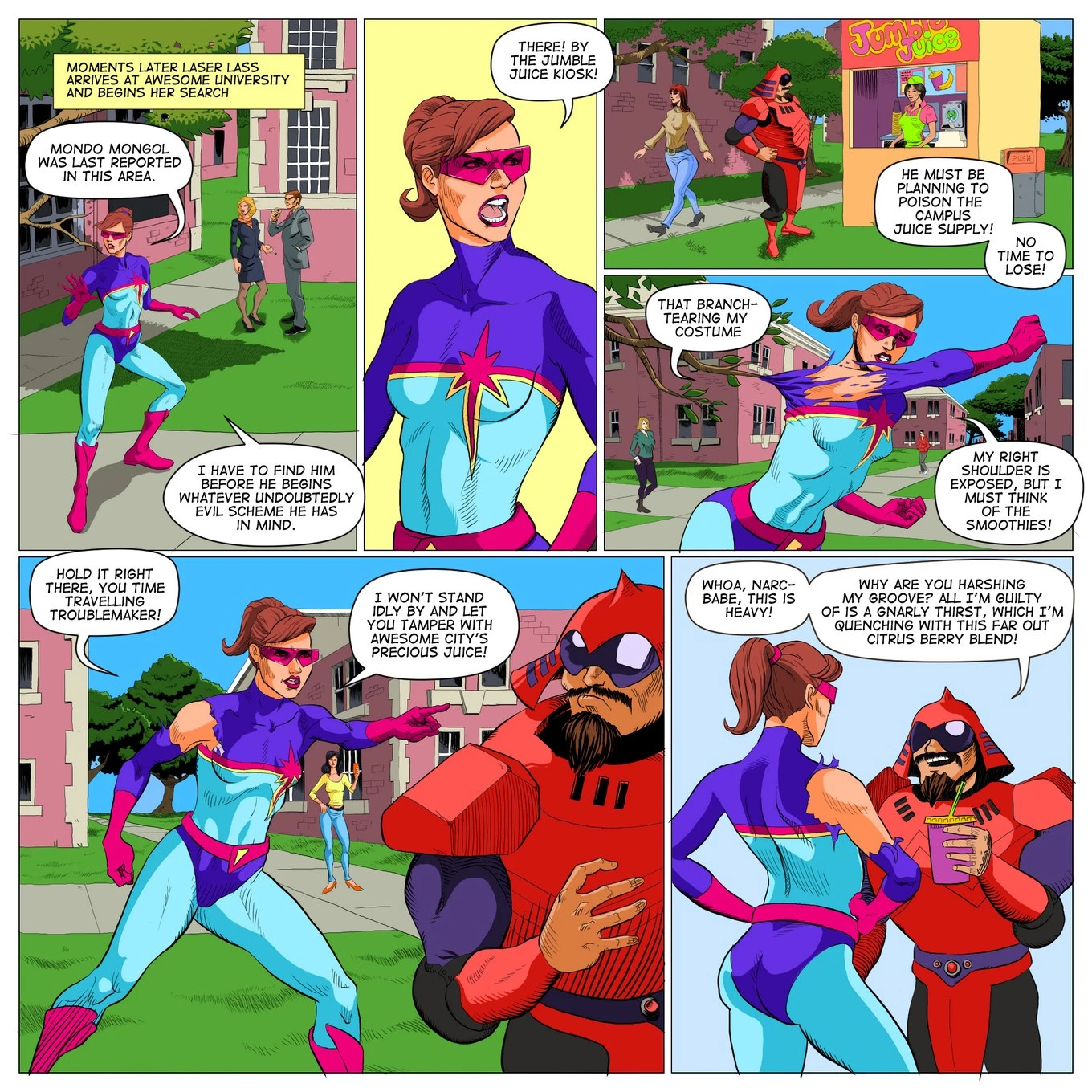 Laser Lass porn comic picture 6