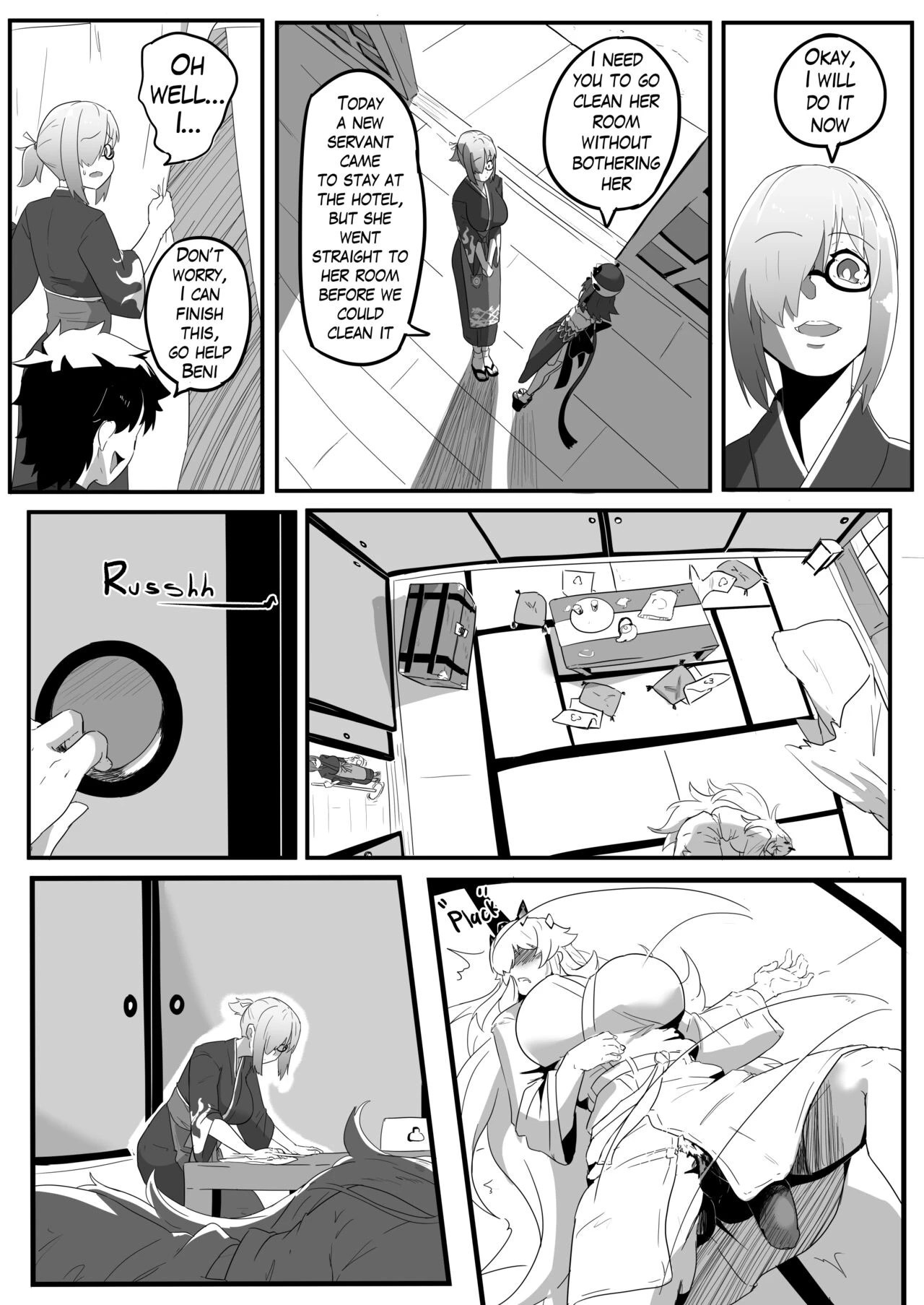 Late Night Service porn comic picture 4