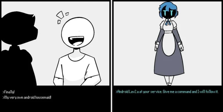 Lav - The Customizable Android Maid porn comic picture 2