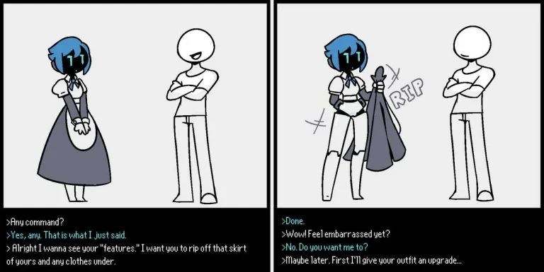 Lav - The Customizable Android Maid porn comic picture 3