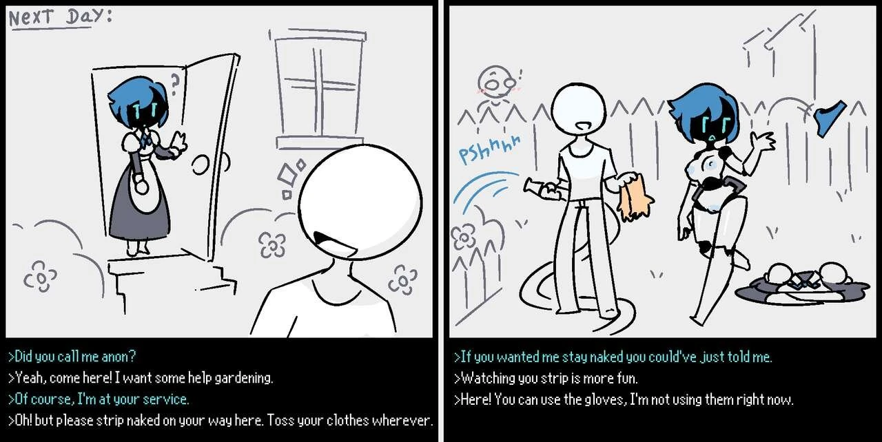 Lav - The Customizable Android Maid porn comic picture 5