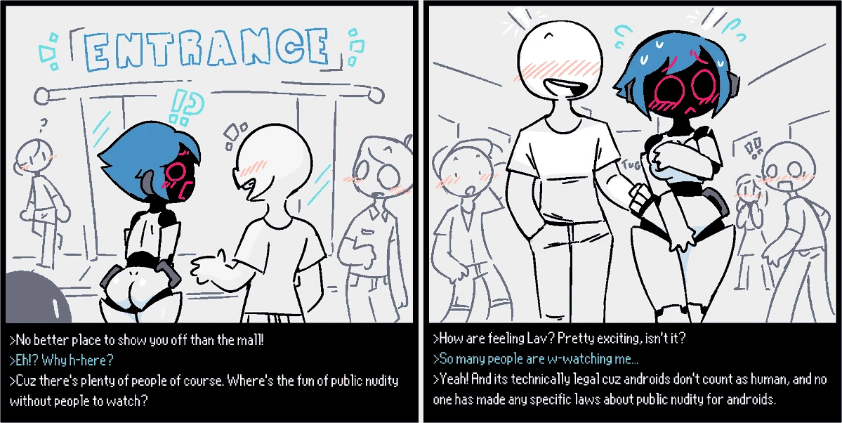 Lav - The Customizable Android Maid porn comic picture 8