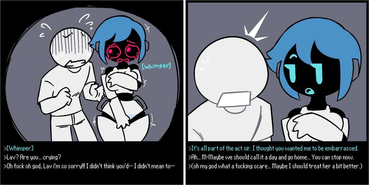 Lav - The Customizable Android Maid porn comic picture 9