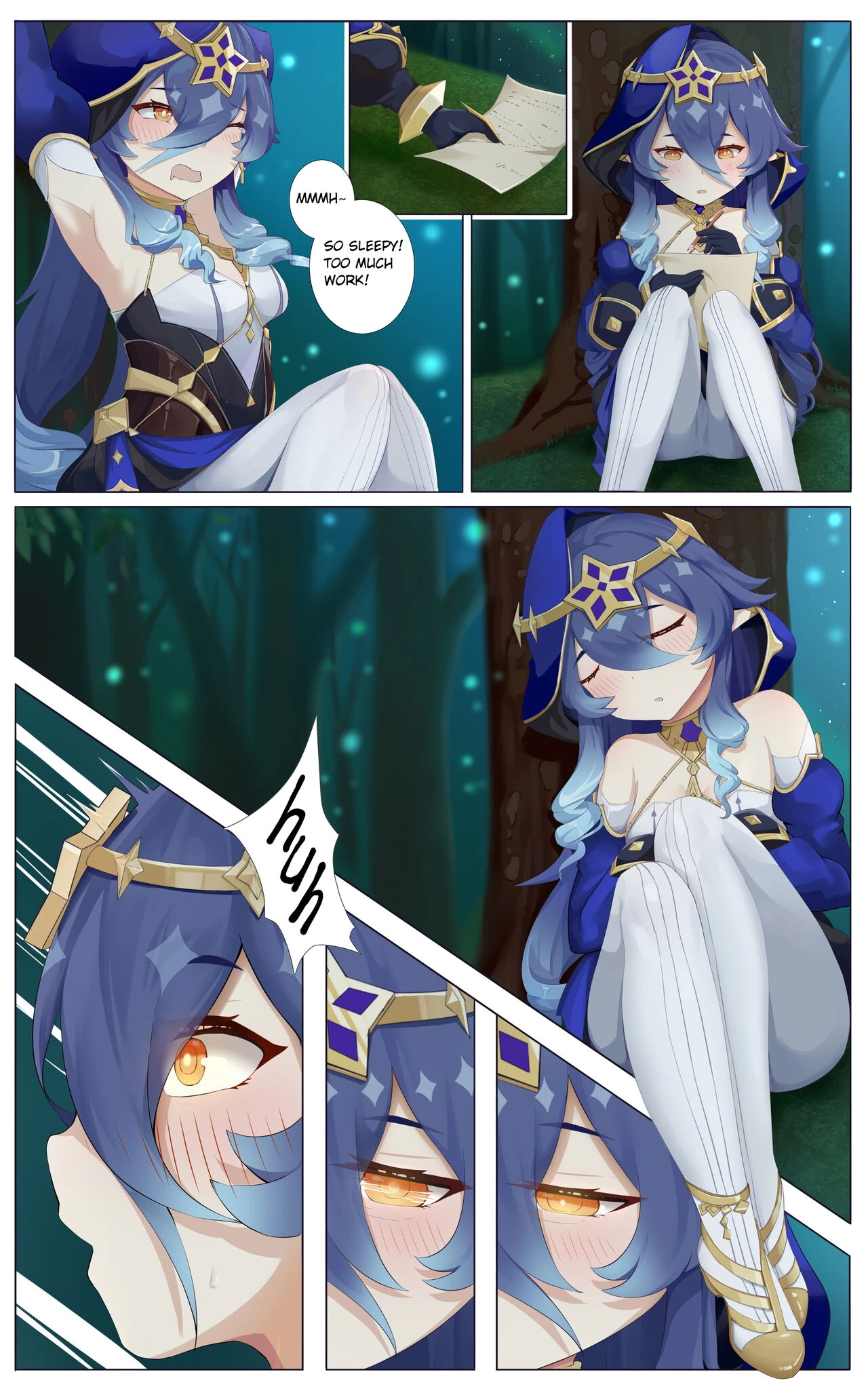 Layla The Sleepy Wolf porn comic picture 1