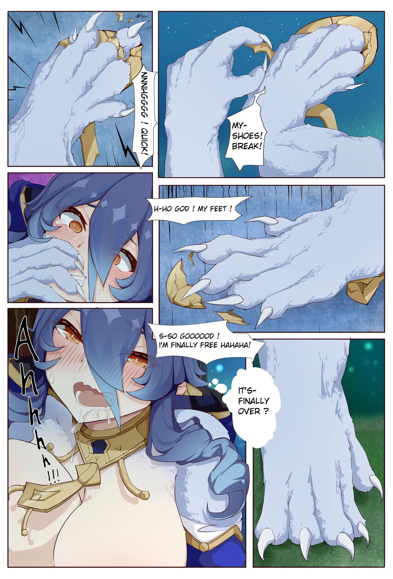 Layla The Sleepy Wolf porn comic picture 7