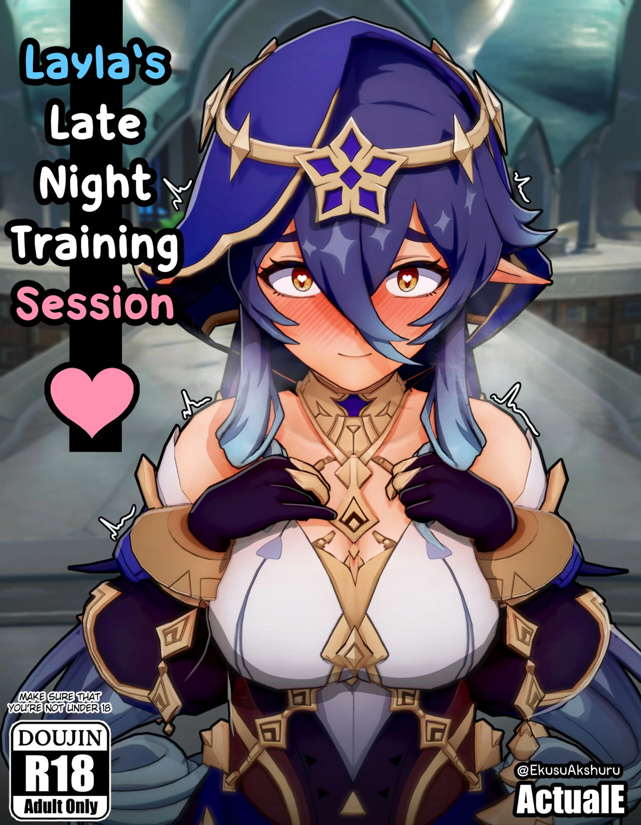 Layla's Late Night Training Session porn comic picture 1