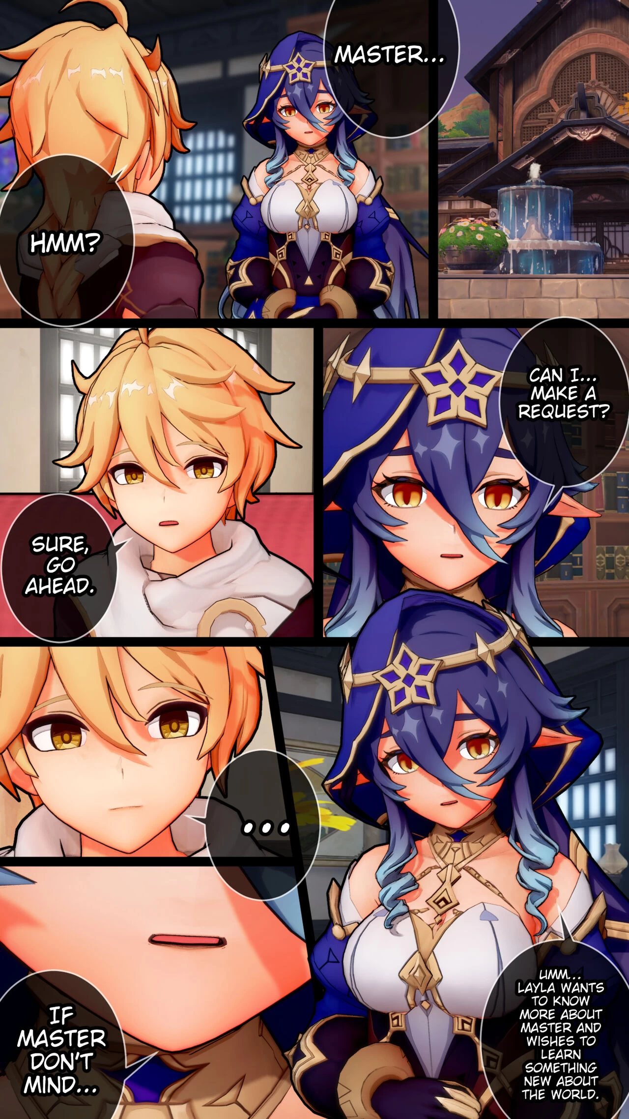 Layla's Late Night Training Session porn comic picture 22