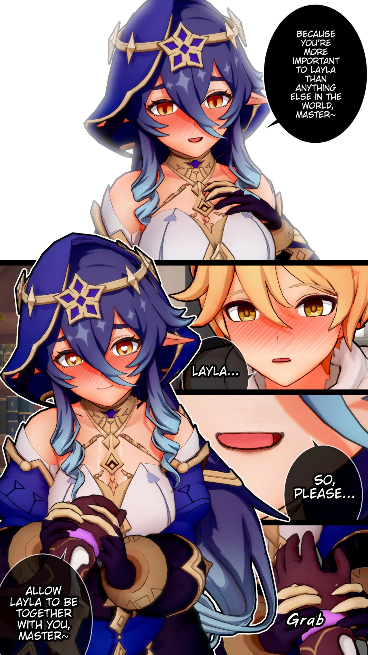 Layla's Late Night Training Session porn comic picture 24