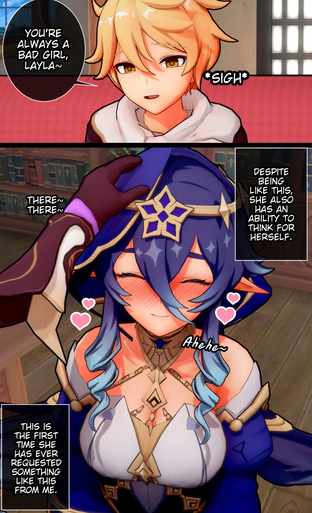 Layla's Late Night Training Session porn comic picture 25