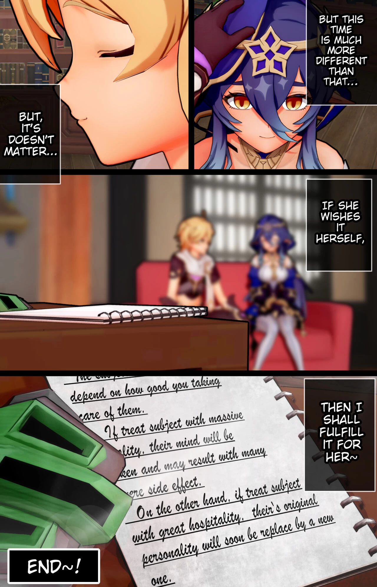 Layla's Late Night Training Session porn comic picture 26