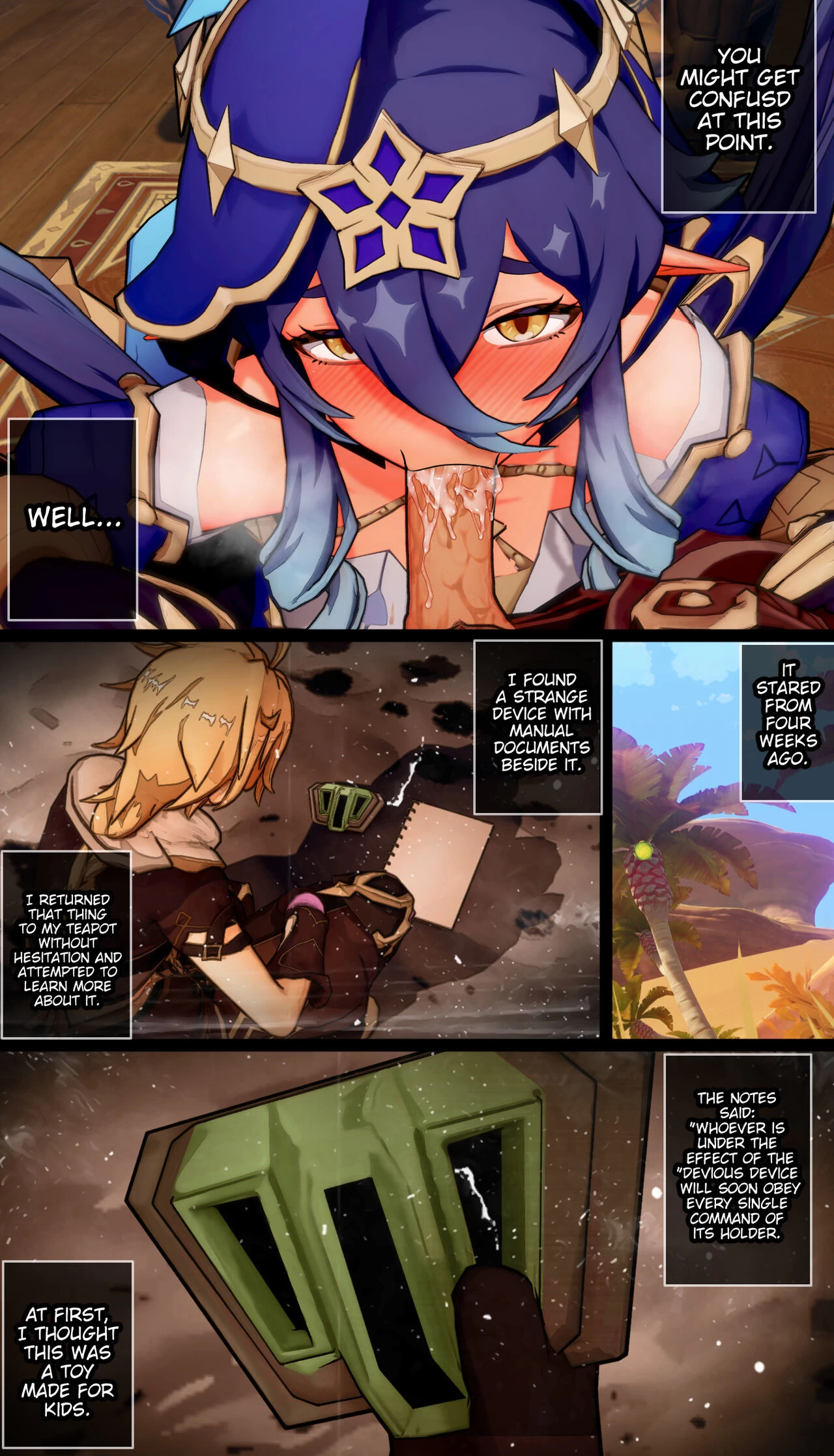 Layla's Late Night Training Session porn comic picture 4