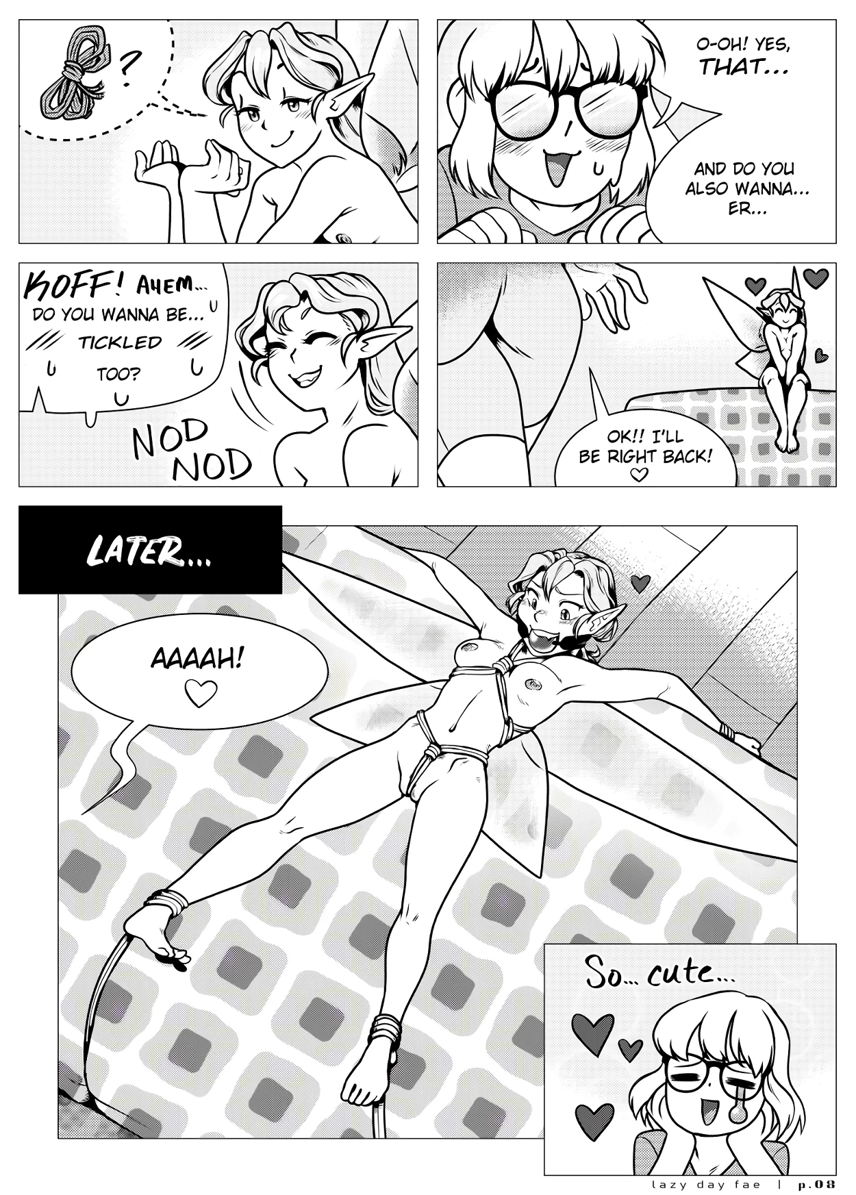 Lazy Day Fae porn comic picture 4