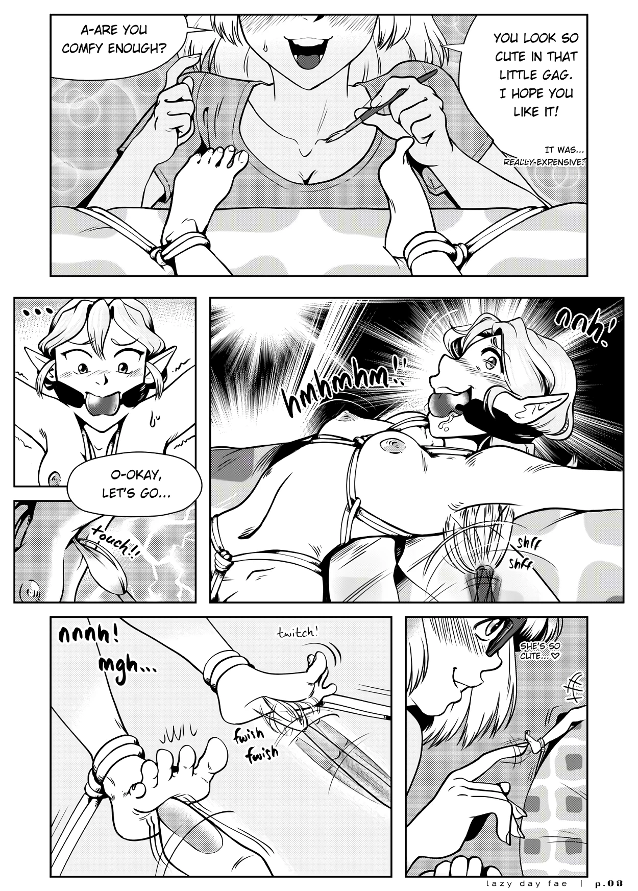 Lazy Day Fae porn comic picture 5