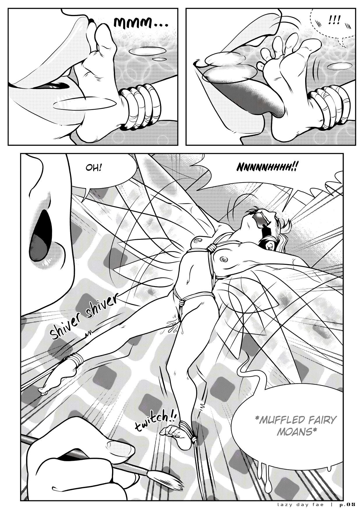 Lazy Day Fae porn comic picture 7