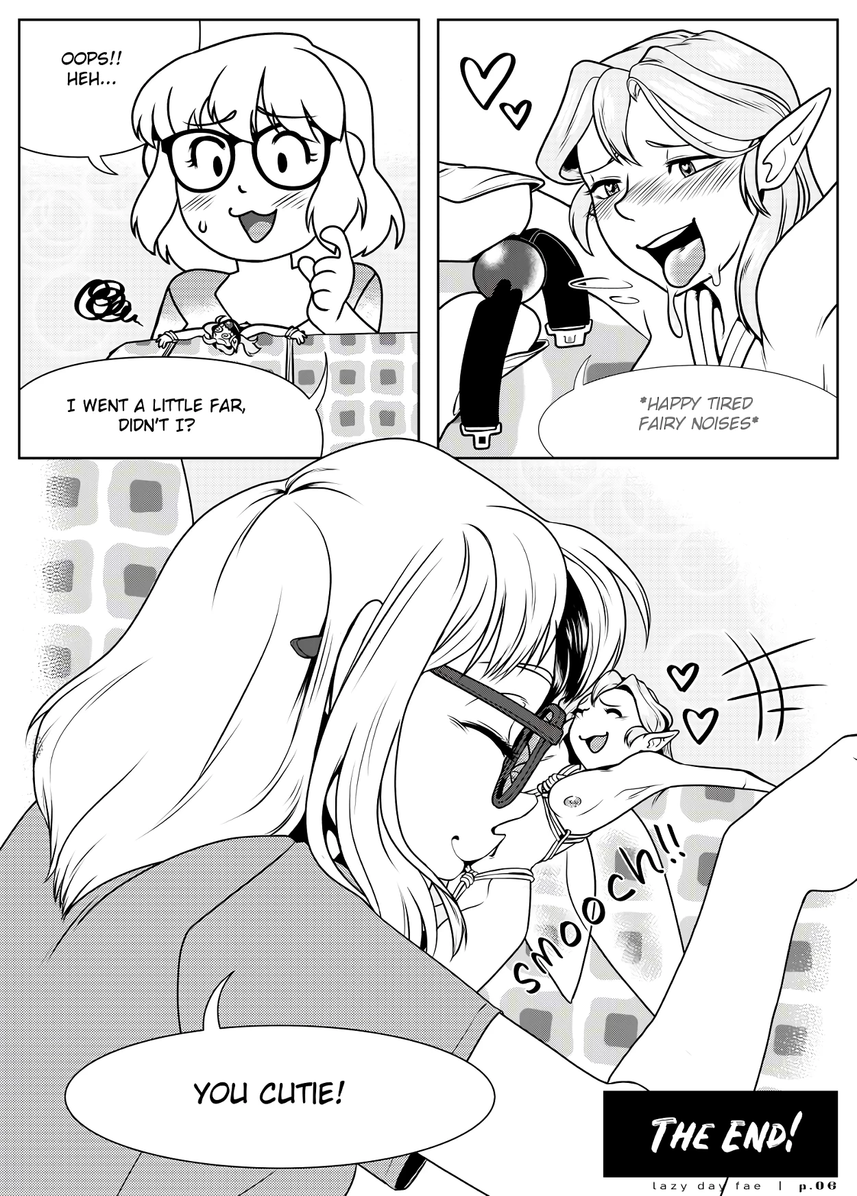 Lazy Day Fae porn comic picture 8