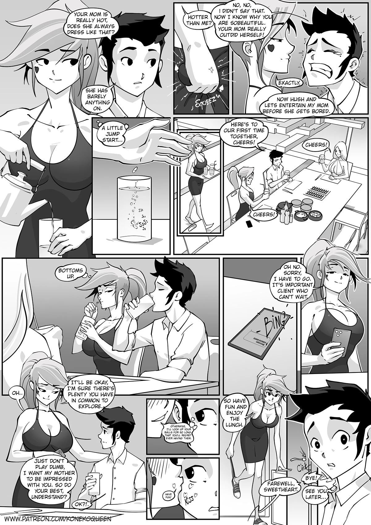 Left a good impression porn comic picture 6