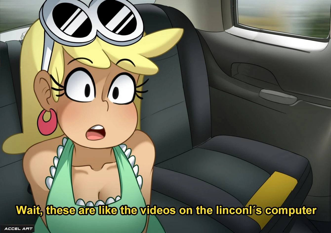 Leni Loud - Waifu Taxi porn comic picture 2