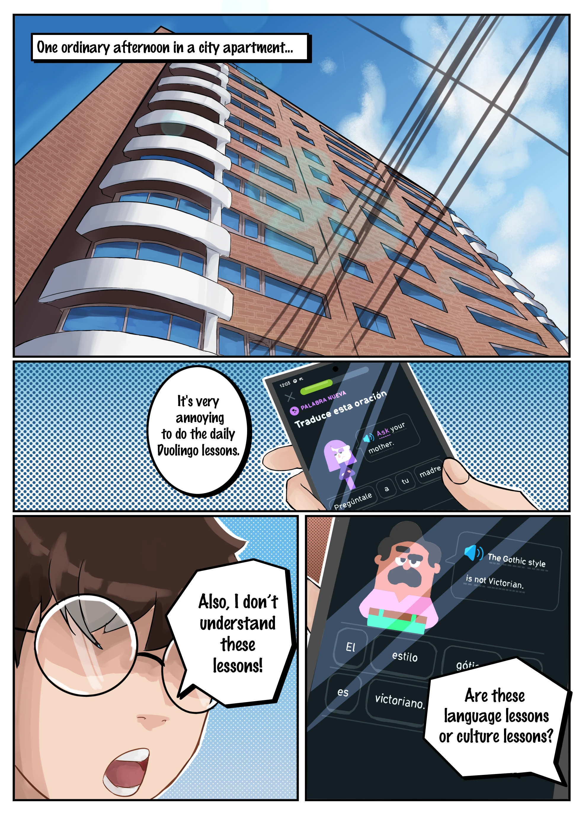 Lessons with Lily porn comic picture 2