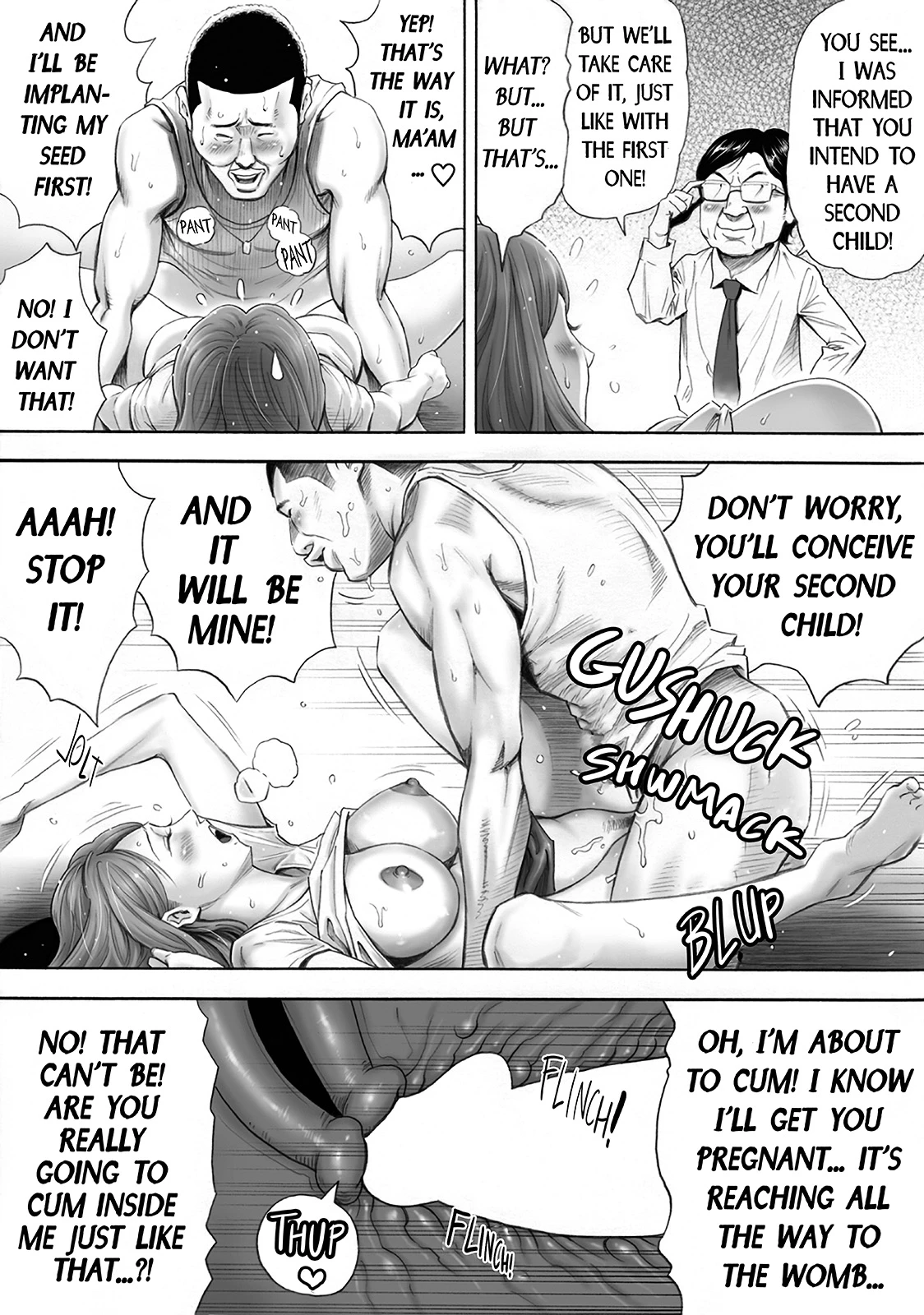 Let The Whole Town Impregnate A Wife Who Wants A Second Child | Futarime ga Hoshii Hitozuma o Chounai Minna de Haramaseyou porn comic picture 10