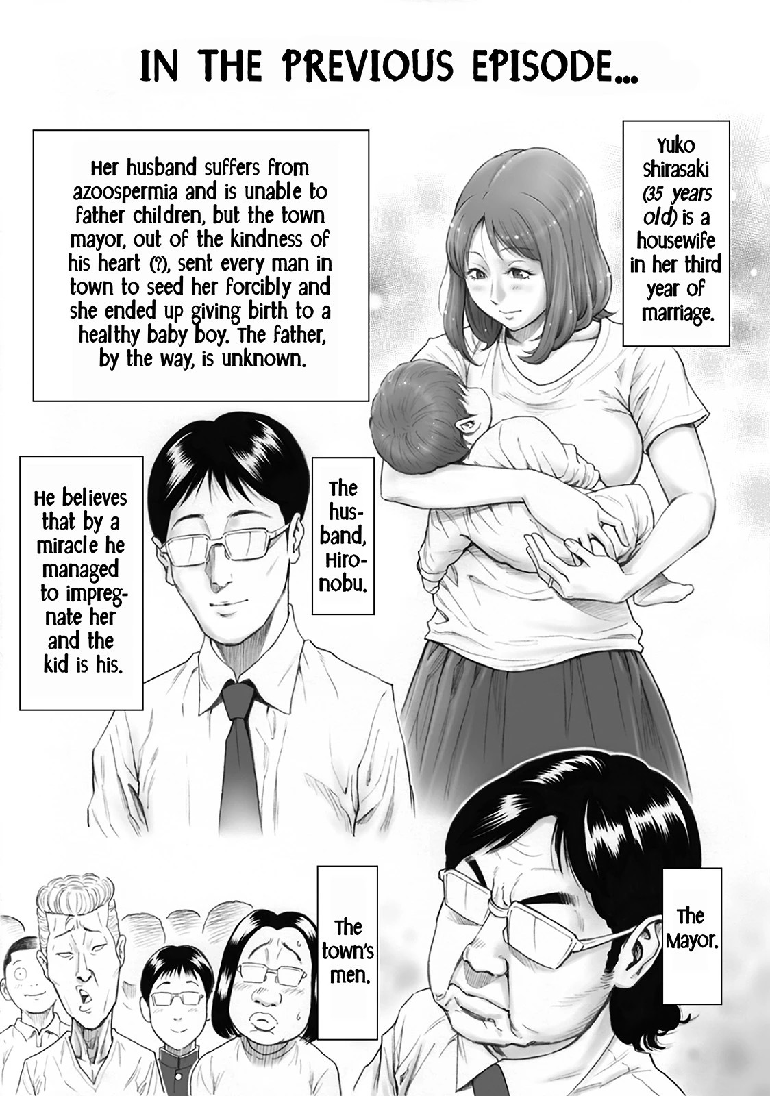 Let The Whole Town Impregnate A Wife Who Wants A Second Child | Futarime ga Hoshii Hitozuma o Chounai Minna de Haramaseyou porn comic picture 2