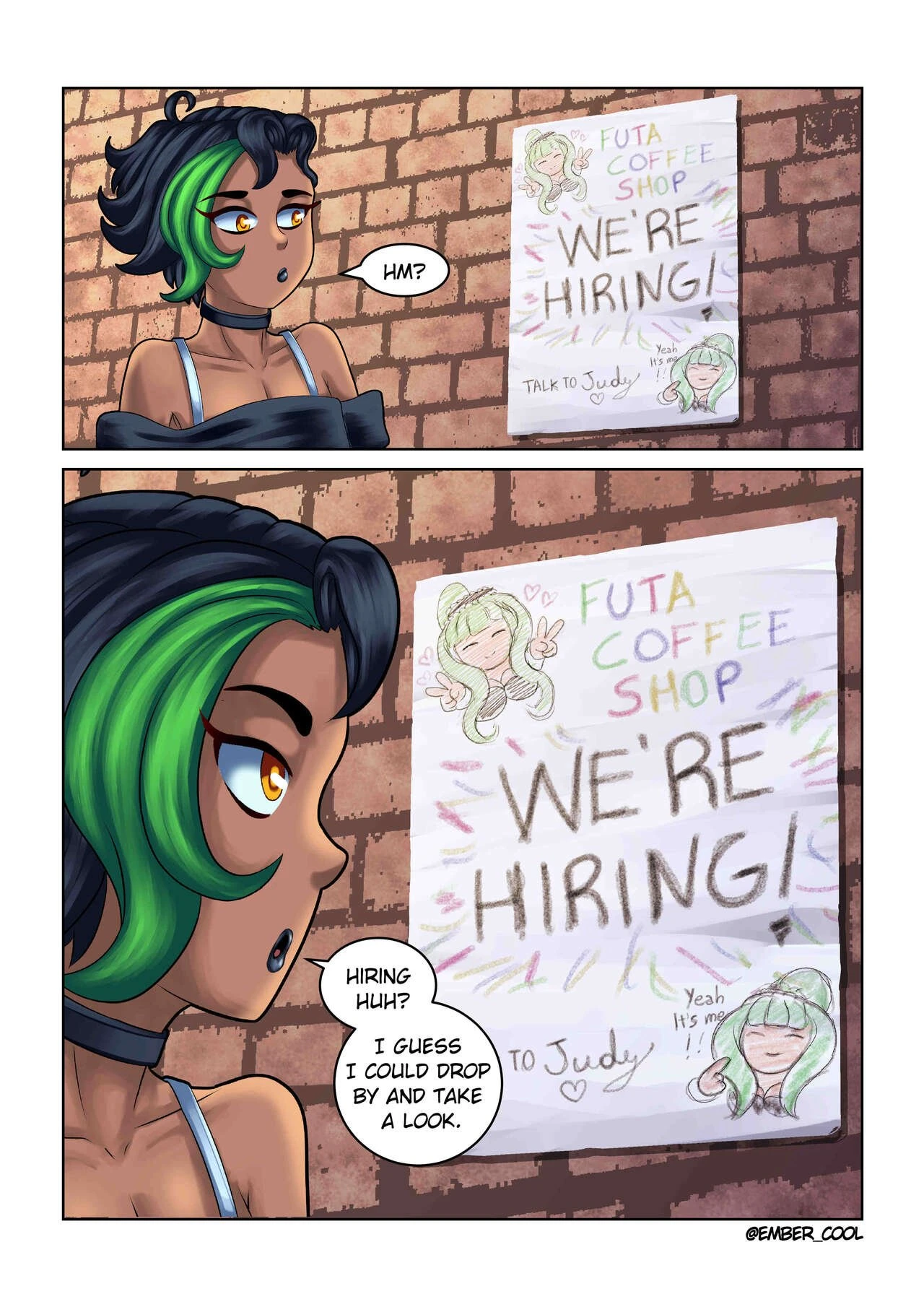 Let's have a NEW employee! porn comic picture 1