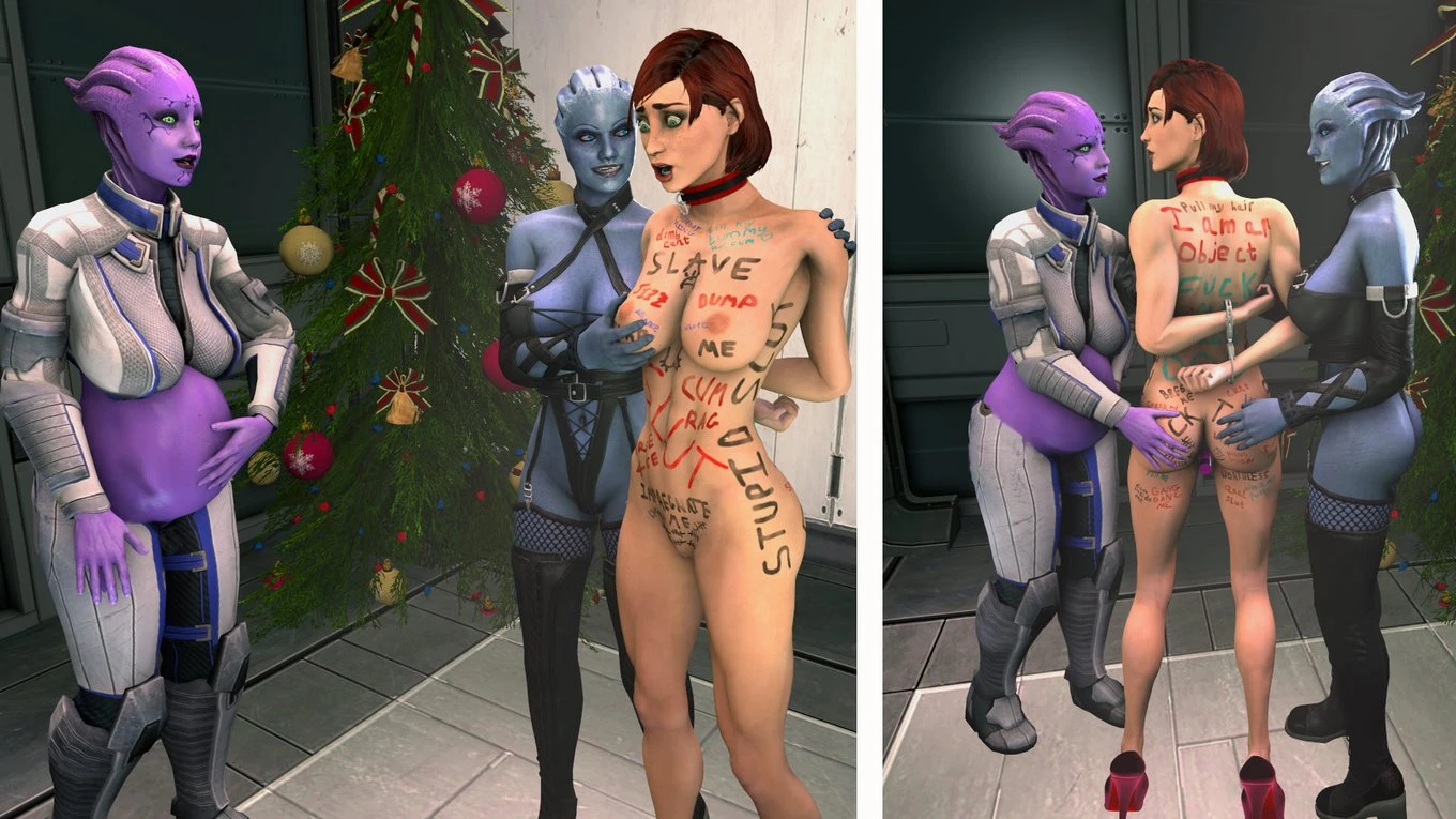 Liara X-Mass Gifts! porn comic picture 10