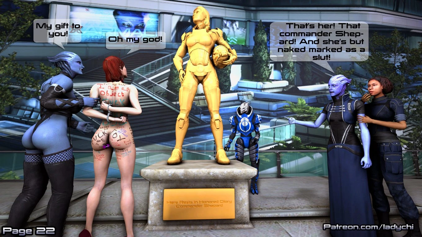 Liara X-Mass Gifts! porn comic picture 38
