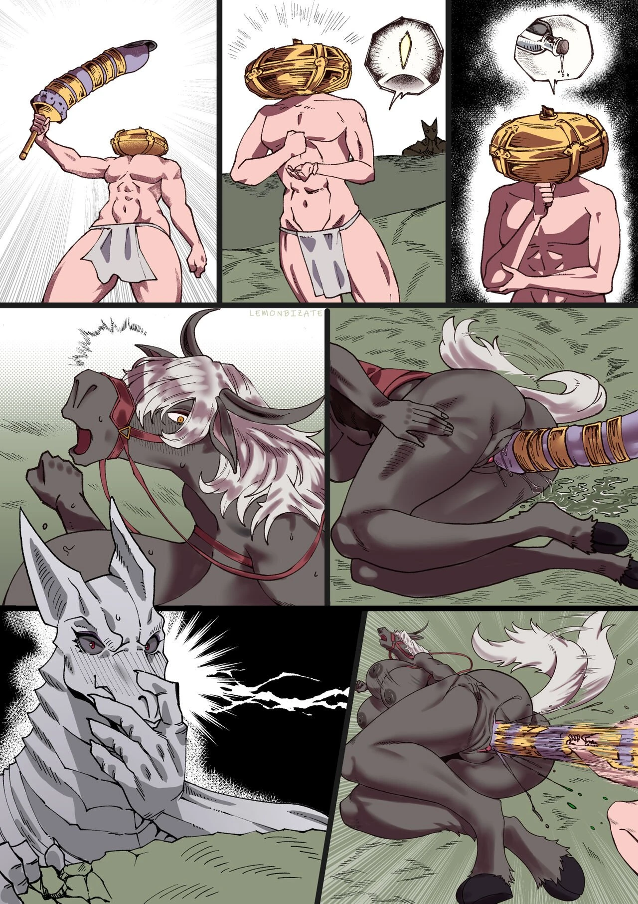 Life with a horse girl porn comic picture 3