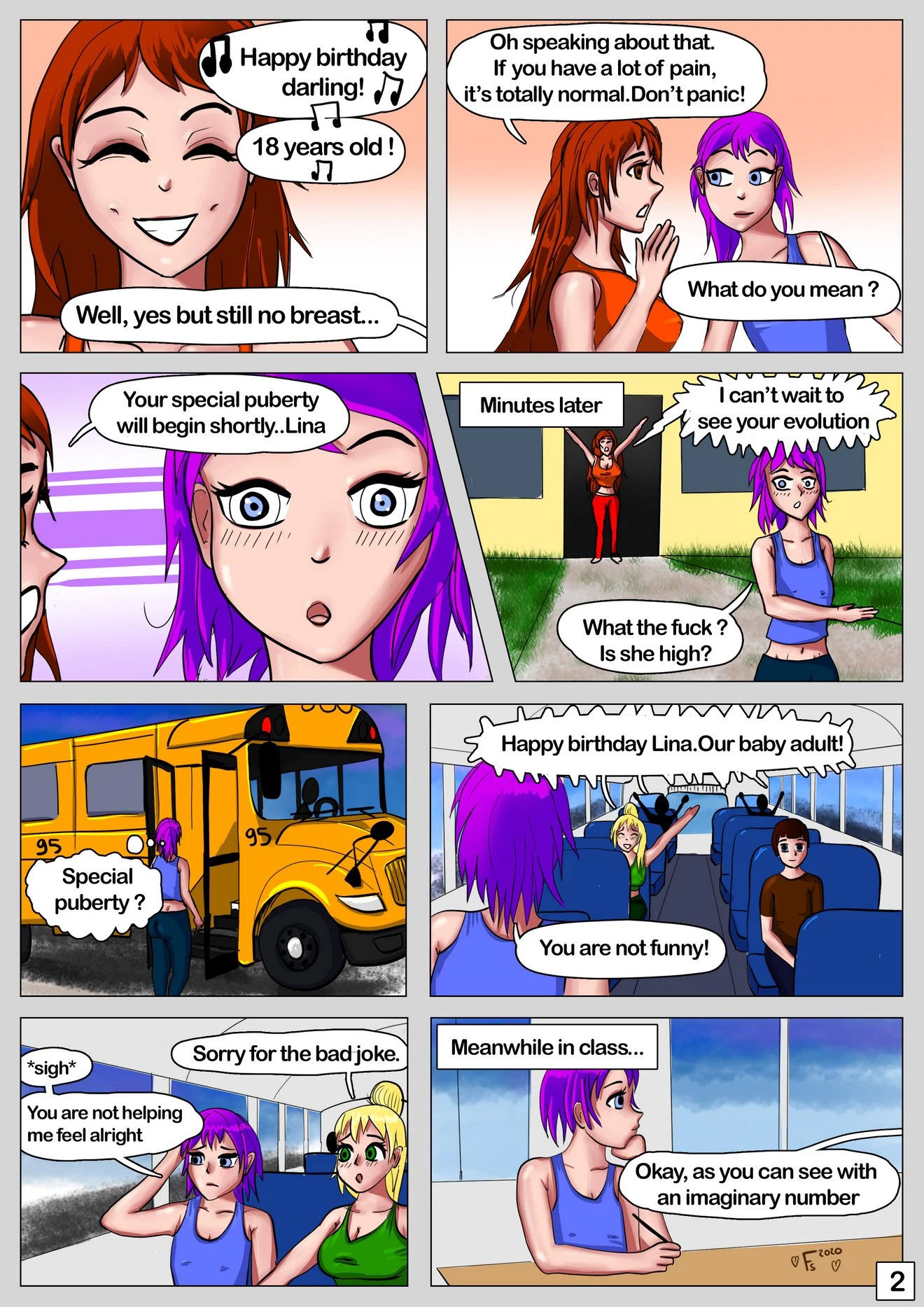 Lina's Story porn comic picture 2
