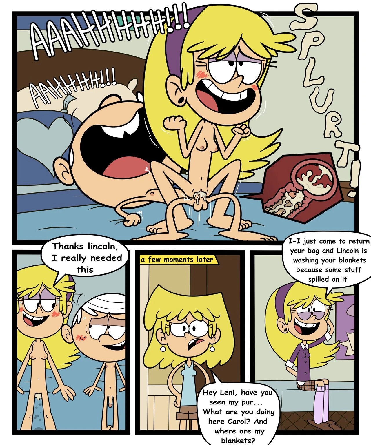 Lincoln x Carol porn comic picture 7