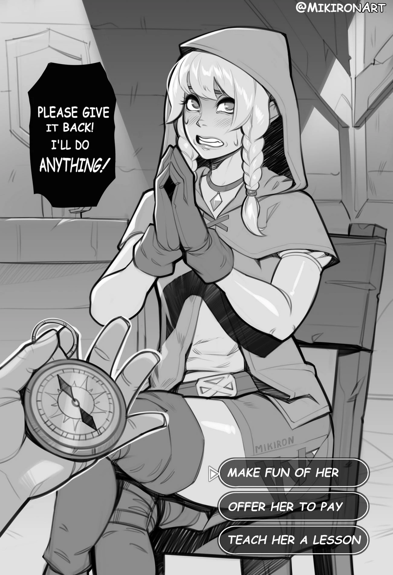 Linkle's Lesson porn comic picture 3