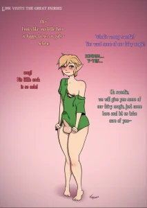 Link's bimboyfication porn comic picture 1