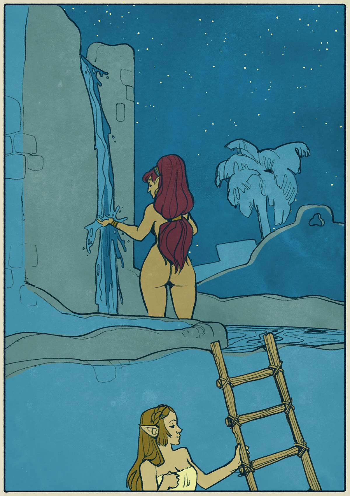 Little Bird's Bath porn comic picture 3