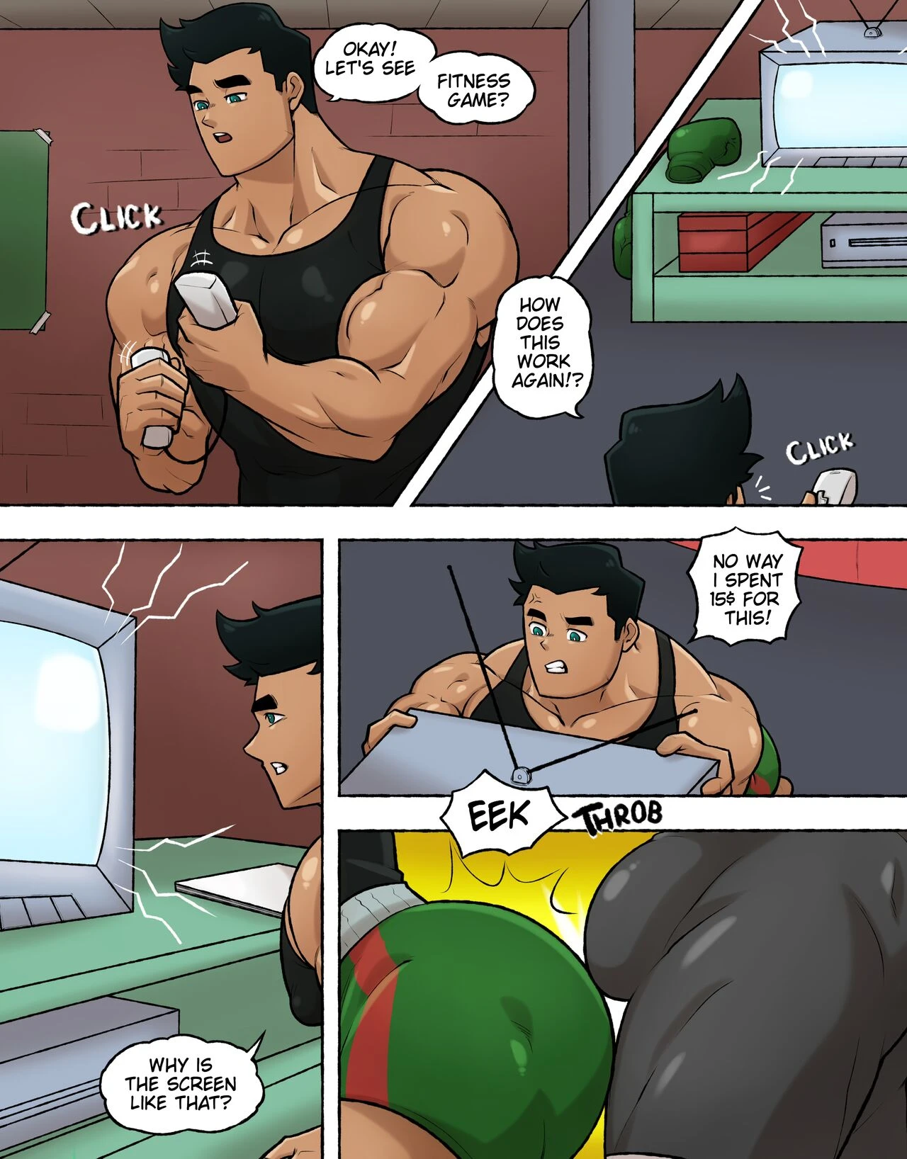 Little Mac x Wii Fit Trainer porn comic picture 1