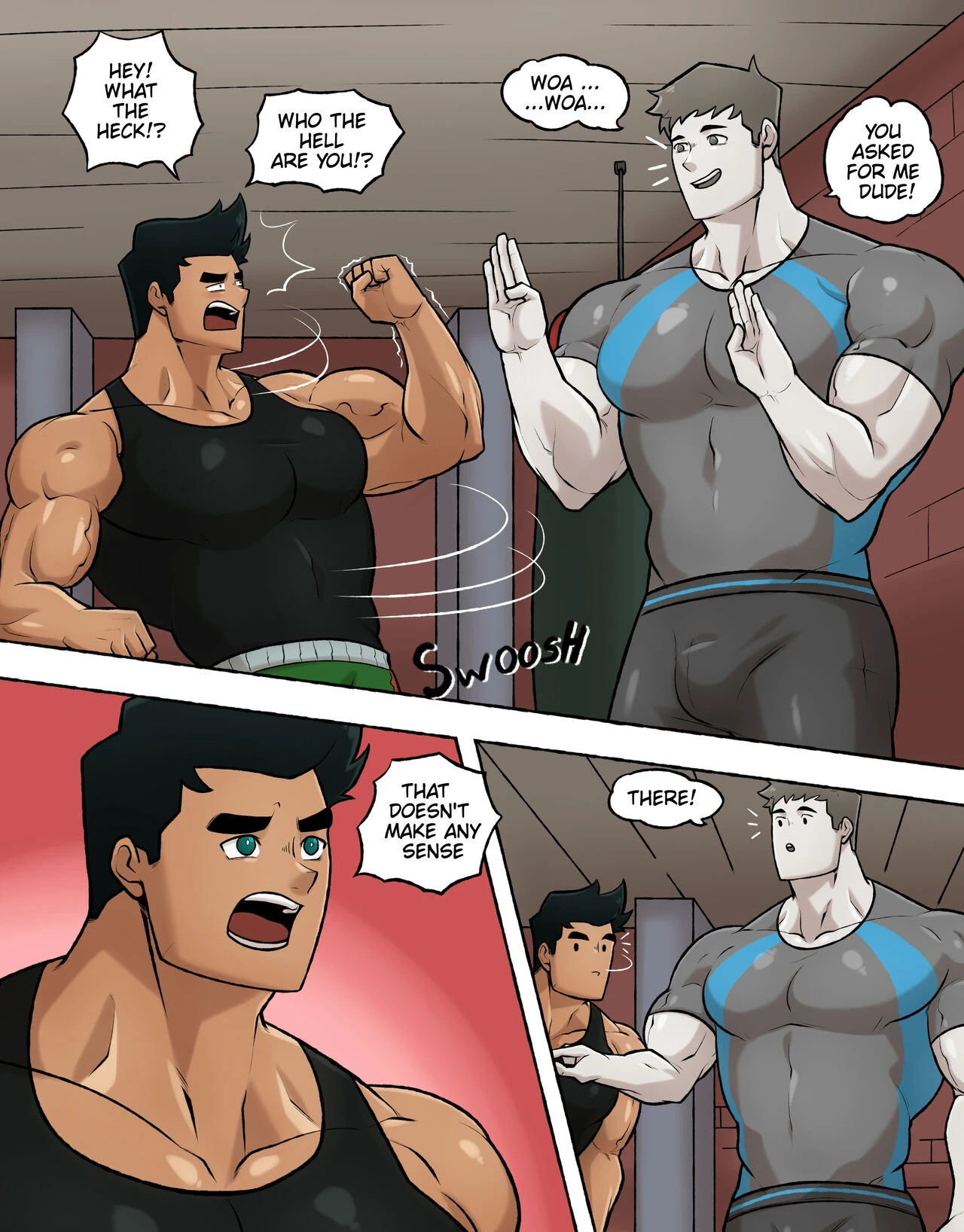 Little Mac x Wii Fit Trainer porn comic picture 2