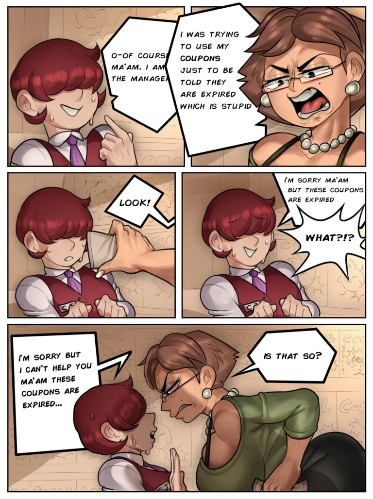 Little Manager porn comic picture 4