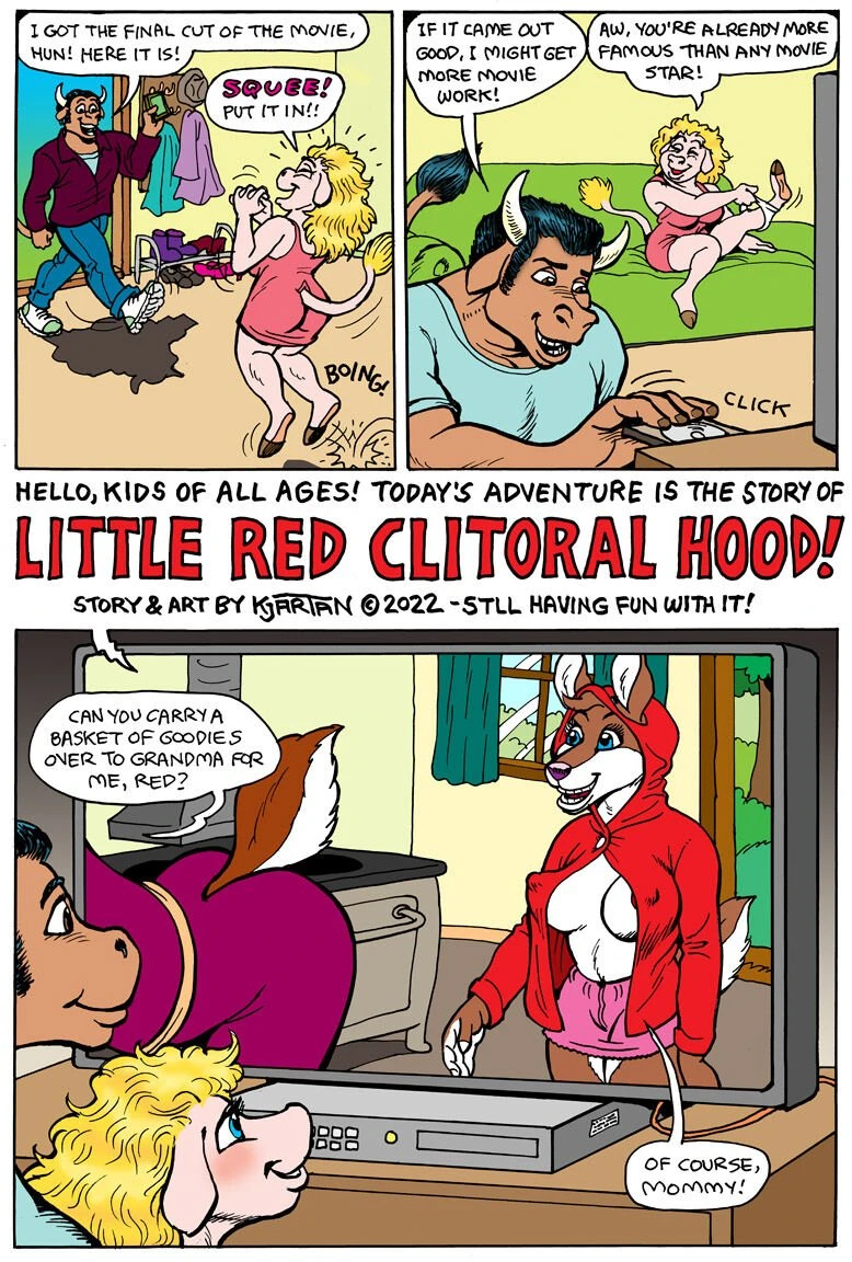 Little Red Clitoral Hood porn comic picture 1