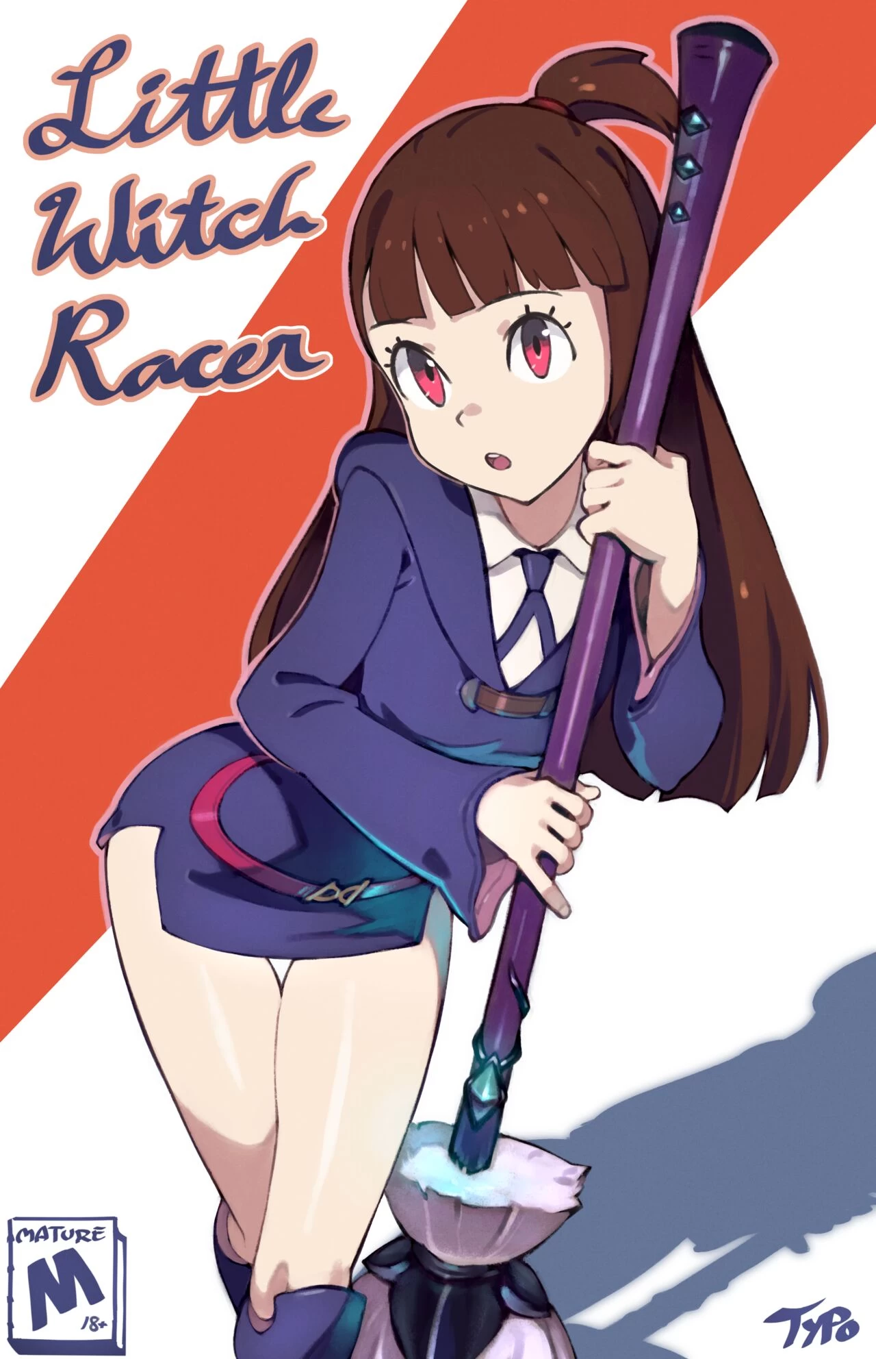 Little Witch Racer porn comic picture 1