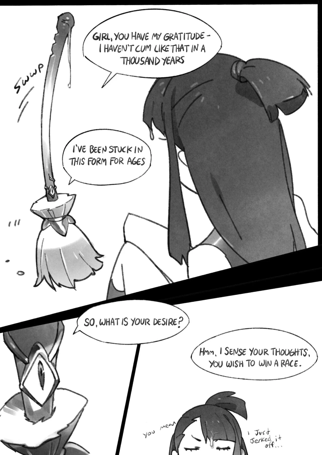 Little Witch Racer porn comic picture 18