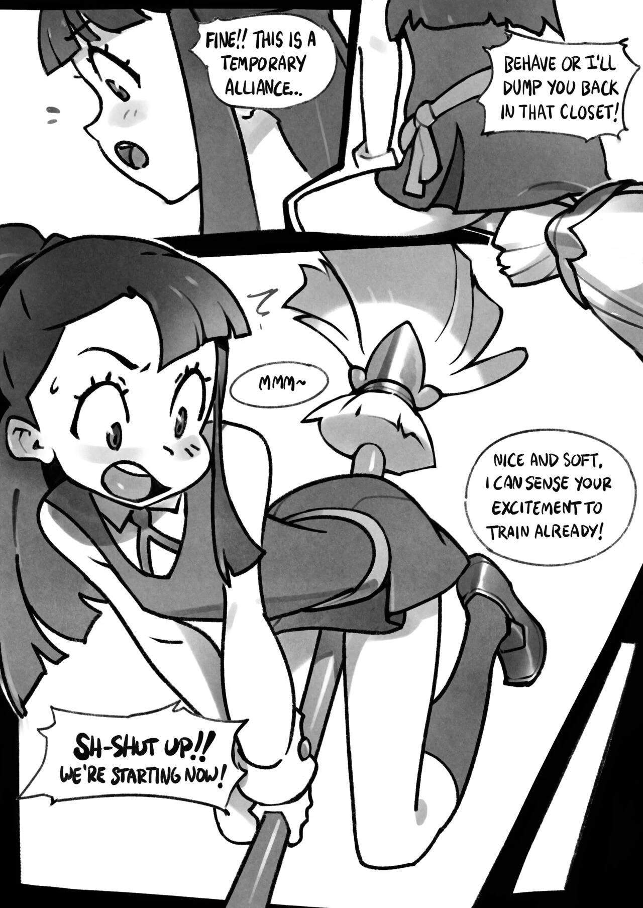 Little Witch Racer porn comic picture 20