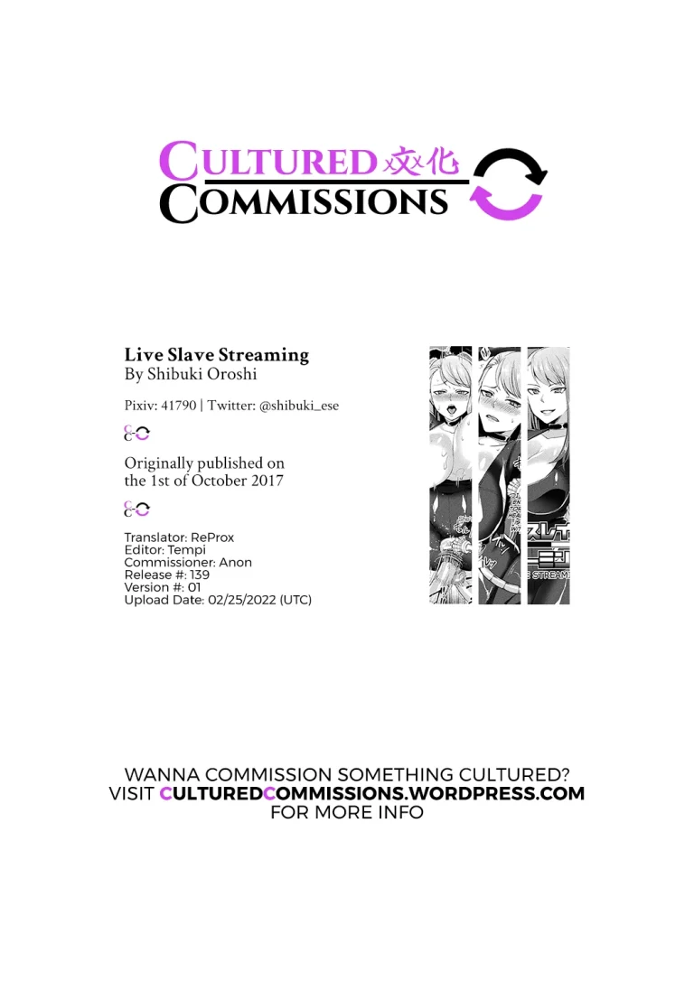 Live Slave Streaming porn comic picture 19