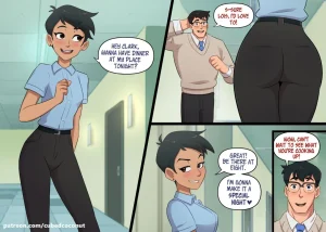 Lois Lane Dinner Date porn comic picture 1