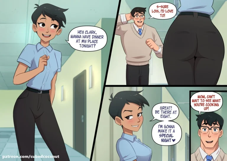 Lois Lane Dinner Date porn comic picture 1