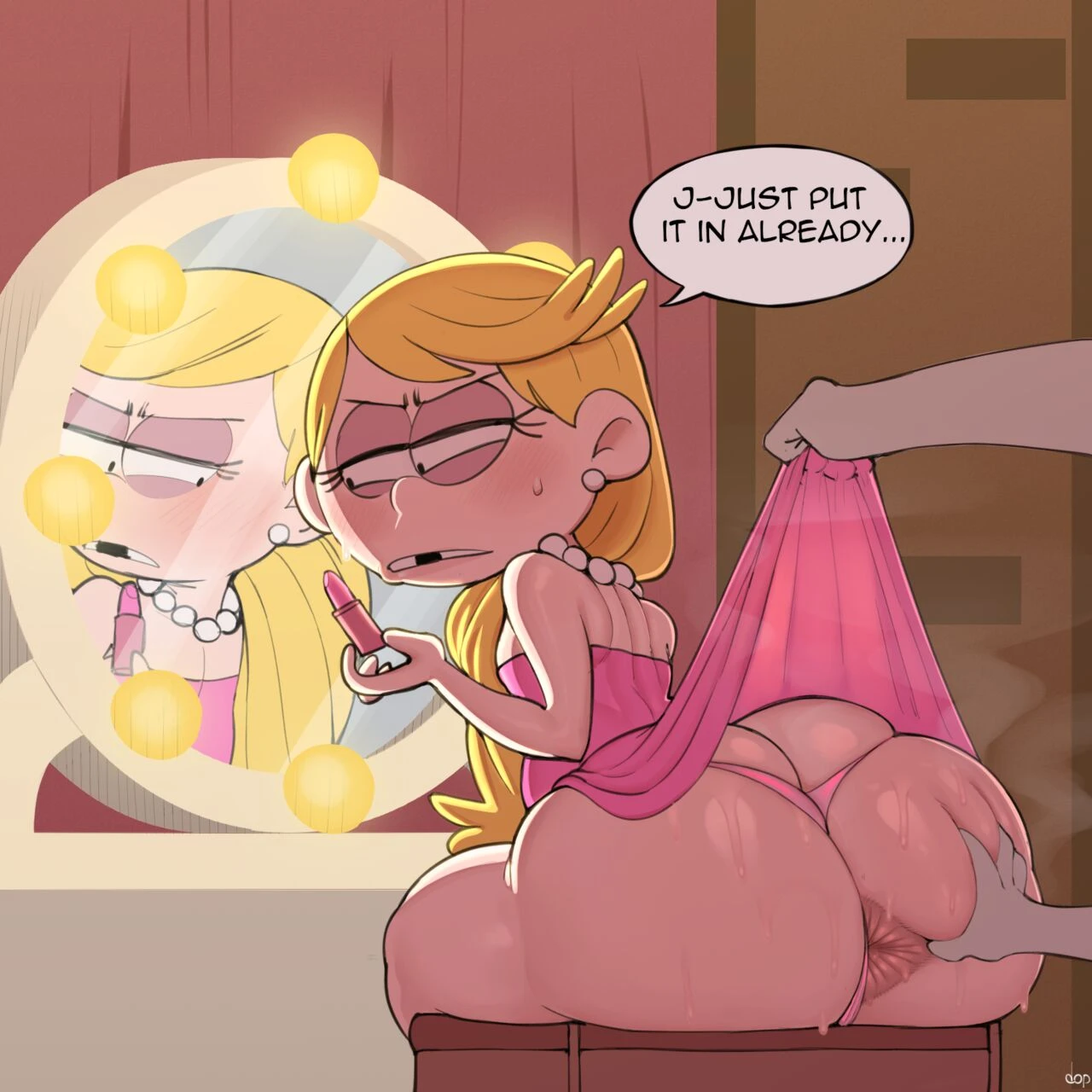 Lola Dress Lift Set porn comic picture 2