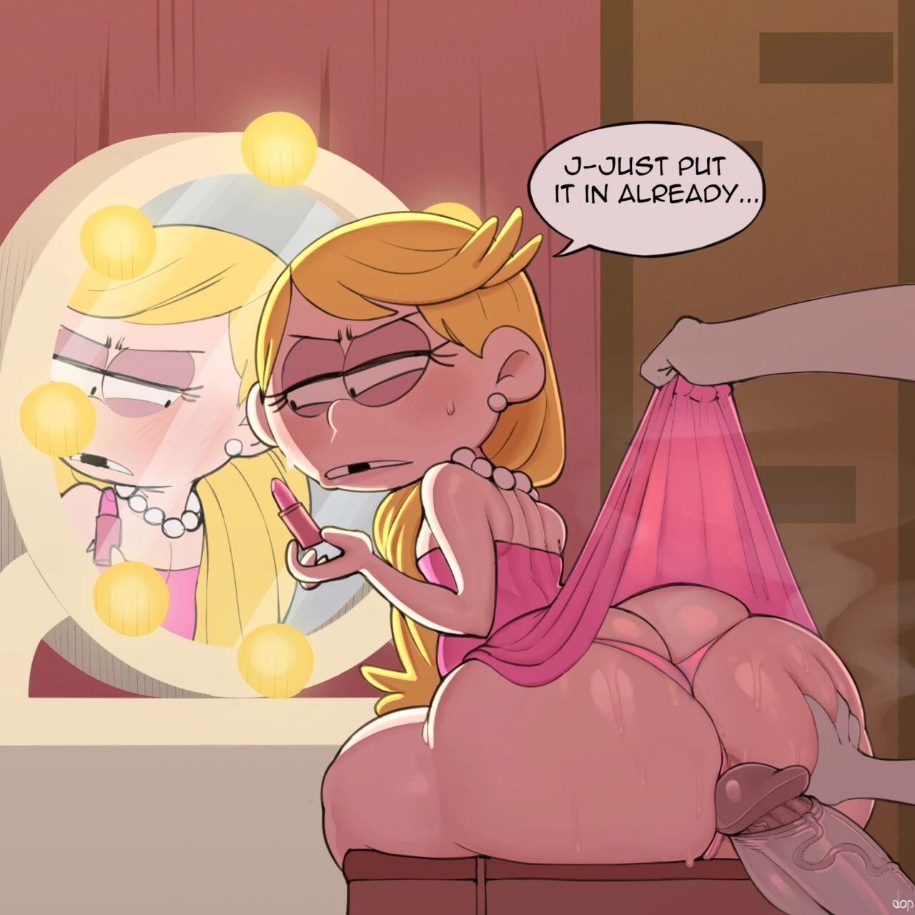 Lola Dress Lift Set porn comic picture 3