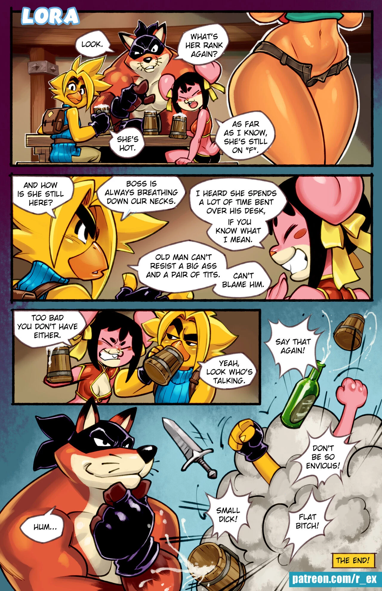 Lora: World's best boss porn comic picture 16